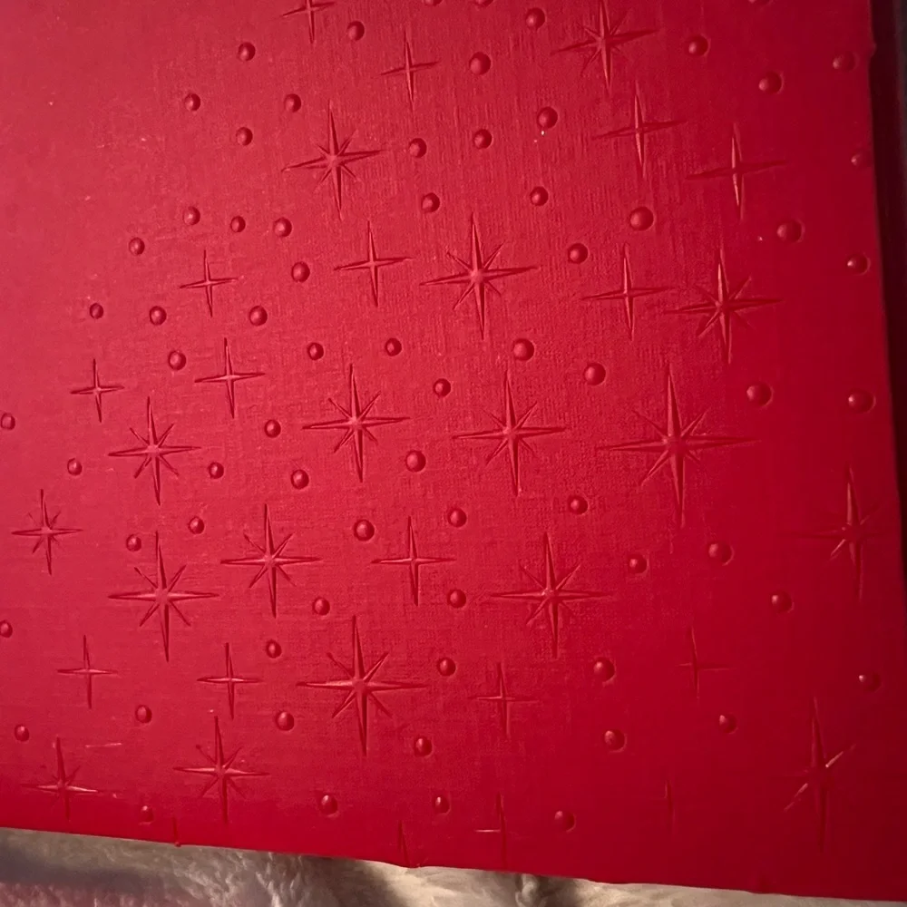 DISNEY EMBOSSED RED FOLDER- FROM DISNEY WORLD